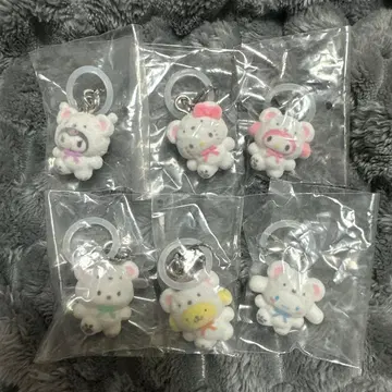 컴플리트 산리오 메지루시 액세서리 후와후와 스노우 플로키 전 6종