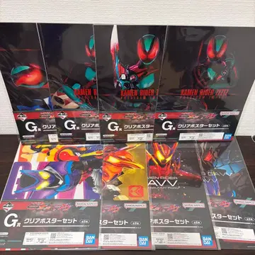 제일복권 제츠&가브 G상 클리어 포스터 세트 전 8종 컴플리트 세트