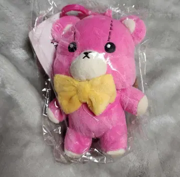 메이플스토리 핑쿠쿠마 키링 봉제 인형