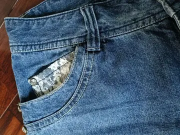 여성용 라이트 블루 청바지 데님 팬츠 청바지 허리 64cm