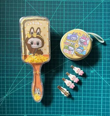 [인기!] 러브브 헤어 브러쉬 헤어핀 헤어 클립 코인 케이스 소품함