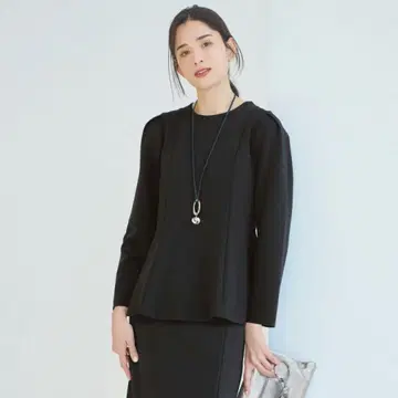 다크 네이비 머신 워셔블 스트레치 저지 13900엔