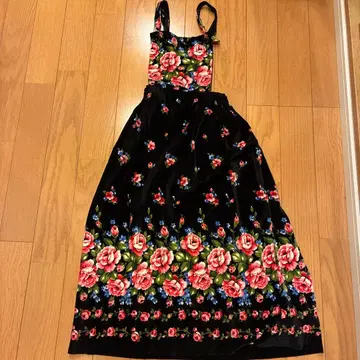 빈티지 에이프런 원피스