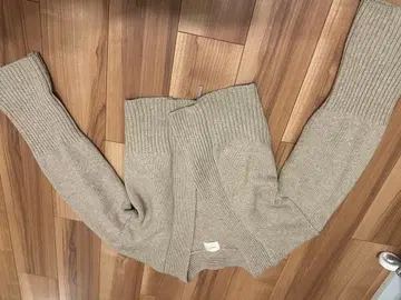 AMAIL 리본 벨트 니트 가디건 베이지 F 겨울