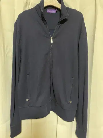 랄프 로렌 퍼플 라벨 네이비 집업 트레이닝복