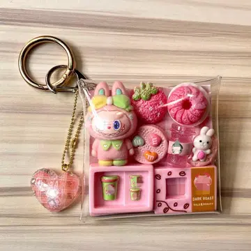 가챠 파우치 핑크 몬스터 카페