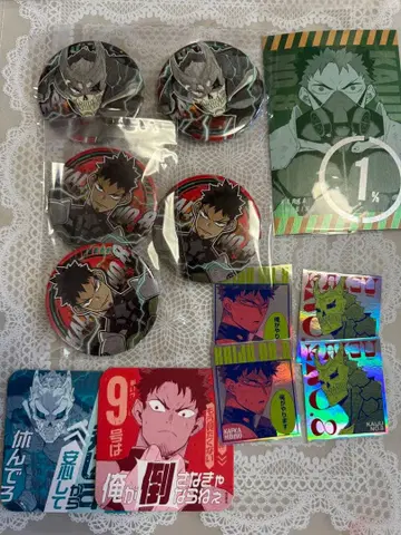 괴수 8호 괴수 8호전 컬렉션 캔뱃지 아트 코스터 오로라 스티커