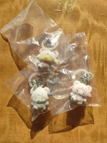 메지루시 액세서리 복슬복슬 스노우 마이멜로디 포차코 푸린