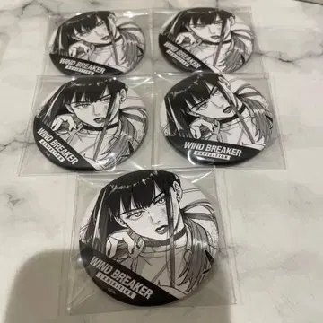 WIND BREAKER 윈블전 시계 부품 캔뱃지 5개 세트