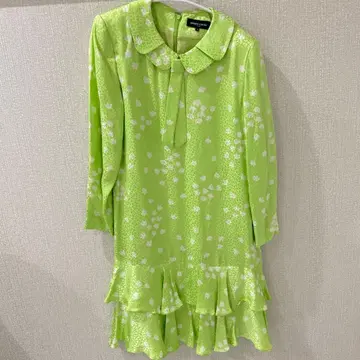 피에르 가르뎅 원피스 라임 그린