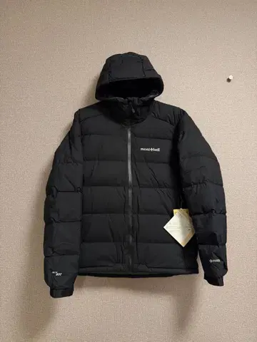 새상품 mont-bell 파마로스트 라이트 다운 후드티 M