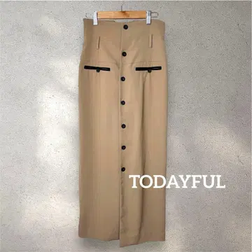 TODAYFUL 투데이풀 버튼 뷔스티에 롱 스커트 사이즈 38