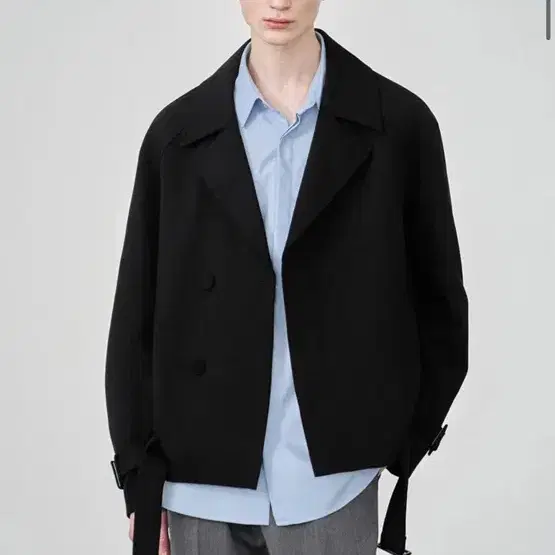 DRAW FIT | 드로우핏 Draw Fit Wool Kara Zip-up Blouson Jacket Black