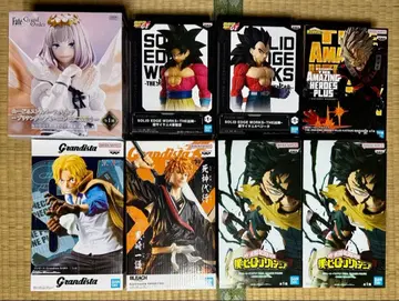 8점 피규어 묶음 판매 쿠로사키 이치고 히어로 아카데미아 사보 드래곤볼