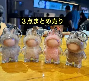 러브브 키링 케이스 투명 아크릴 케이스 3점 묶음 판매