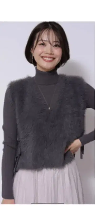 아푸와이저 리셰 사이드리본 포근니트