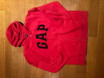 GAP 빨간색 집업 후드티