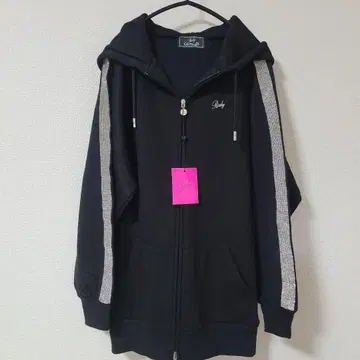 Rady 블랙 풀 집업 후드티 S