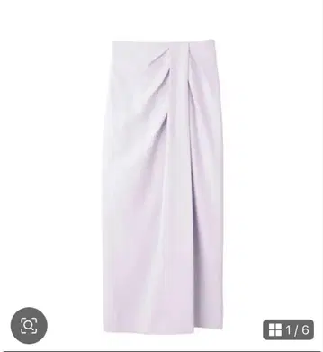 SNIDEL 디자인 타이트 스커트 라벤더