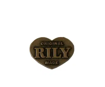 이마이치 류지 RILY 오리지널 하트형 핀 배지