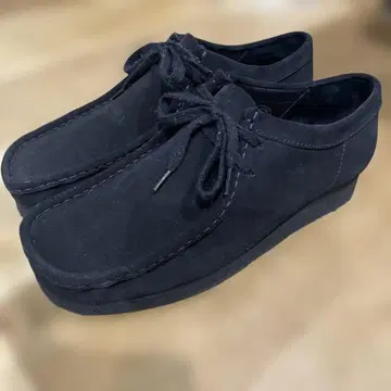클락스 CLARKS 왈라비 올 블랙 27cm