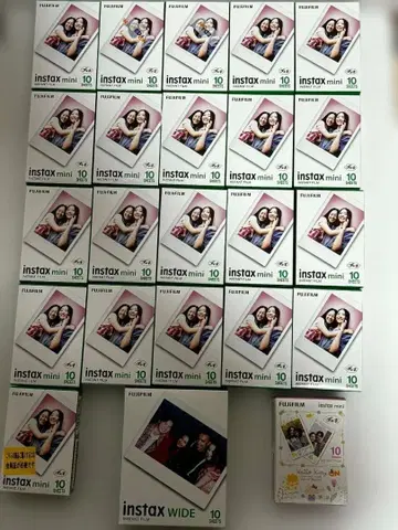 instax mini 21& WIDE 1 & hello kitty 1