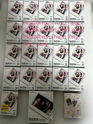 instax mini 21& WIDE 1 & hello kitty 1
