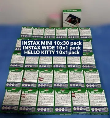 instax mini 30& WIDE 1 & hello kitty 1