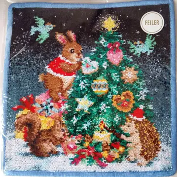 페이러 WEB 한정판 완판! 리틀 크리스마스 나이트 손수건