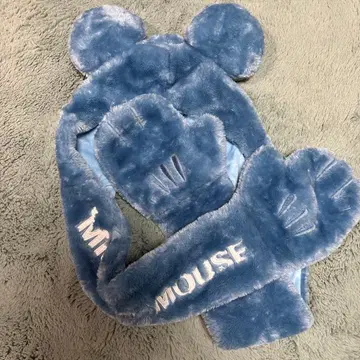미키마우스 귀 달린 퍼 캡