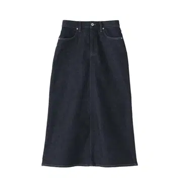무인양품 스트레치 데님 A라인 스커트