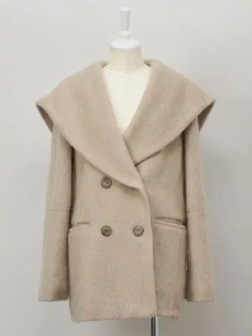 Rosarymoon Mohair Shaggy Short Coat