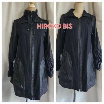 미사용 레벨 HIROKO BIS 2WAY 나일론 코트