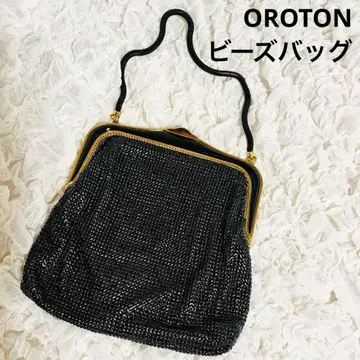 [ 새상품급 ] OROTON 호주 파티백 블랙 메탈 오로통 메쉬 블랙