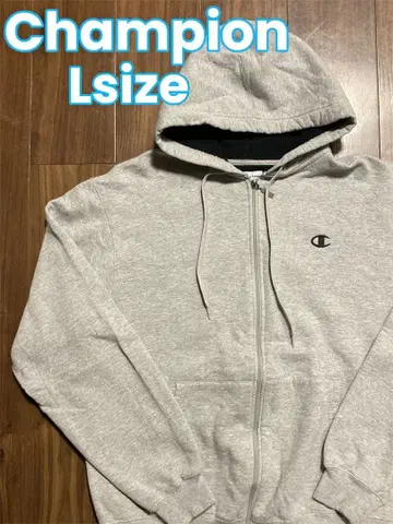 307 챔피언 남성용 후드티 L 그레이 풀 집업 후디