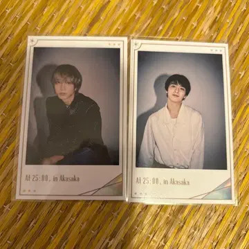 25시 아카사카에서 트레이딩 카드 폴라로이드 시즌2