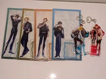 사사키와 미야노 히라노와 카기우라 아크릴 스탠드 아크릴 키링