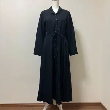 HARE 하레 롱 원피스 블랙 플리츠 어른 가을 겨울 긴팔