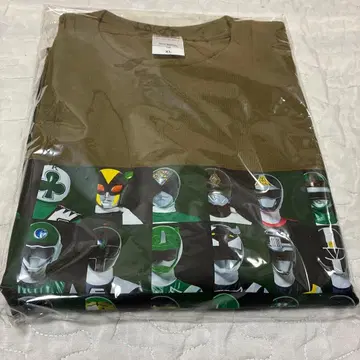 미개봉 새상품 전 슈퍼 전대 T 셔츠 역대 그린 대집합 XL 사이즈