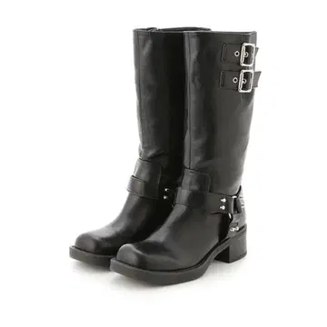 완판템 릴리 브라운 바이커 부츠 블랙 S 사이즈 22.5~23