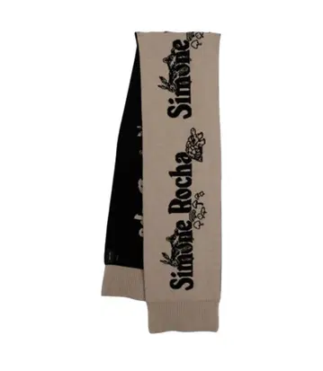 Simone Rocha 로고 머플러 2025aw