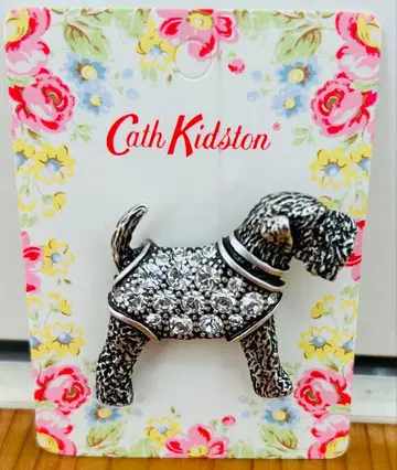 미사용 새상품 Cath Kidston 강아지 모양 브로치