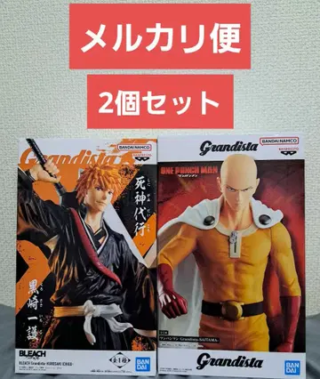 Grandista BLEACH 쿠로사키 이치고 원펀맨 사이타마 2개 세트