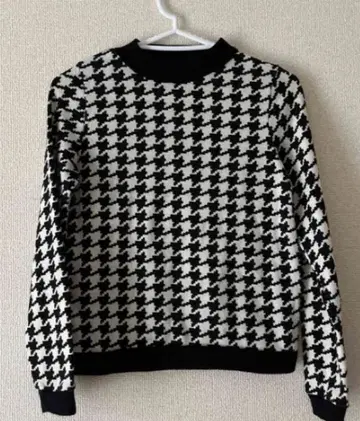 여성용 상의 긴팔 블랙