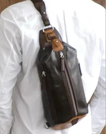 토미오카 가방 천연 가죽 원 숄더백 바디백 정가 19,800엔