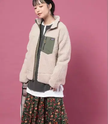 patagonia 레트로 플리스 자켓 XXL 베이지