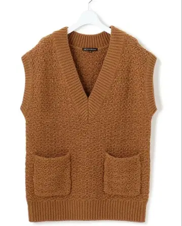 23구 트위드 니트 베스트 38 어른스러운 브라운