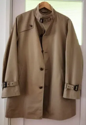 [ 존 피어스 런던 ] 베이지 스텐카라 코트 트렌치코트