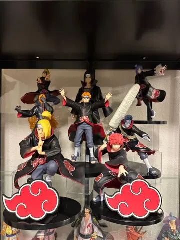 나루토 아카츠키 피규어 세트