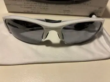 레어 새상품급 오클리 플랙 자켓 폴리쉬드 화이트 03-882J